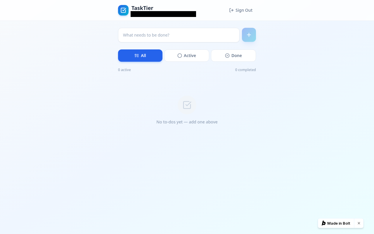 Bolt app: second user sees none of first user's data