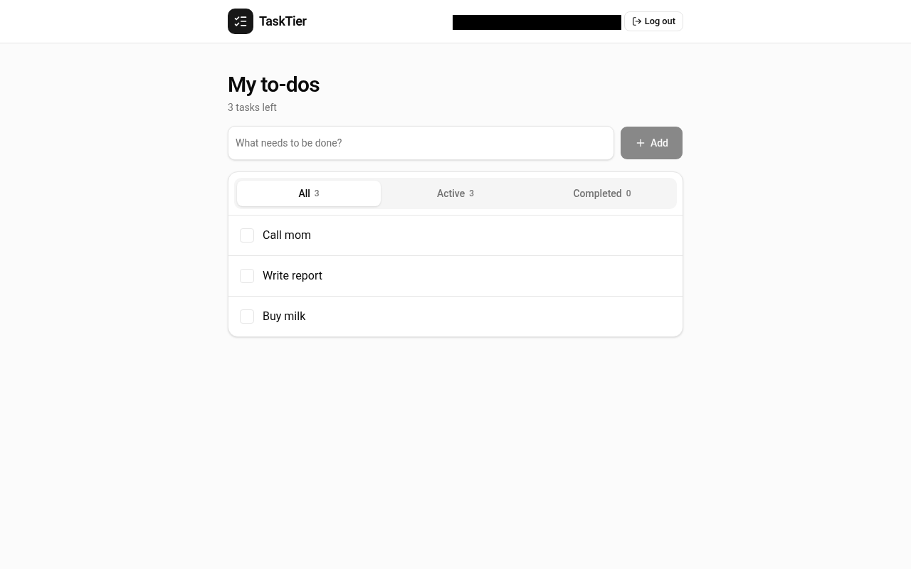 v0 app: three to-dos added