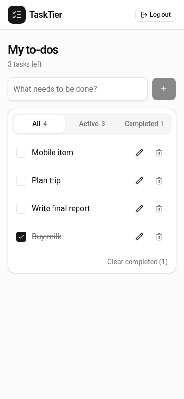 v0 app on a phone-sized screen